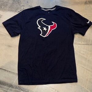 Nike Houston Texans Connor Barwin #98 Player T-Shirt Navy Blue Large